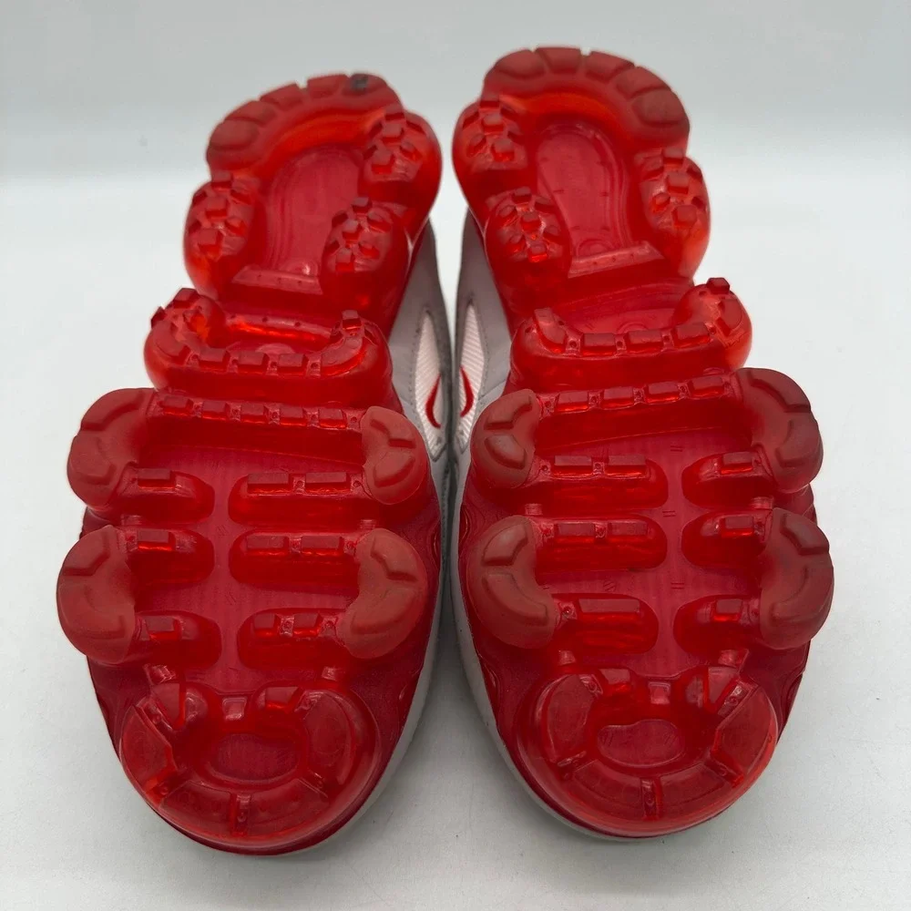 Nike Air BV1153-002 Youth 6Y Womens 7.5 VaporMax 97 GS Atmosphere Grey Red Shoes